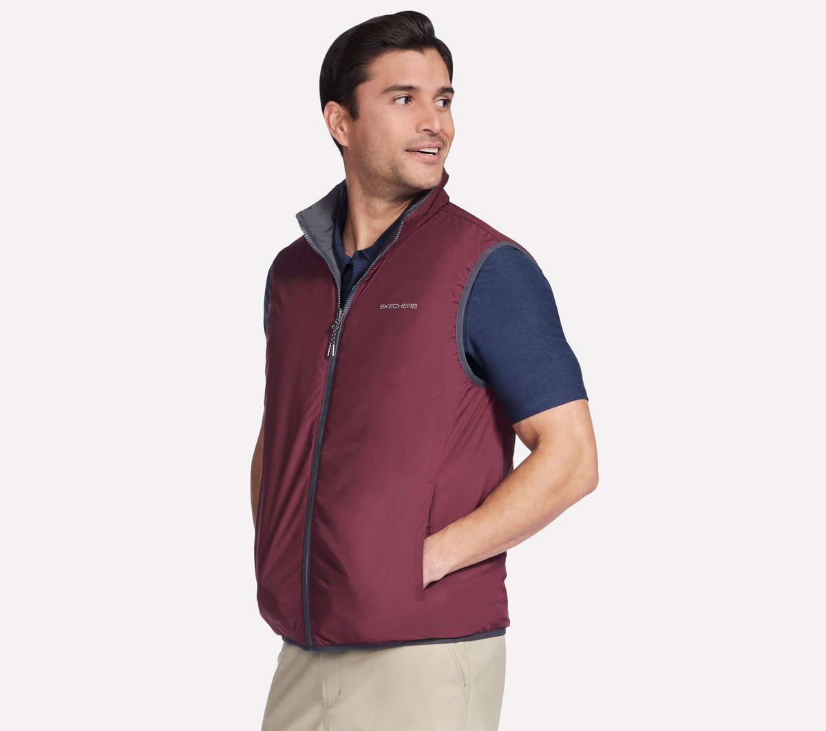 Skechers GO SHIELD Cozy Fit Altitude Reversible Vest - Men