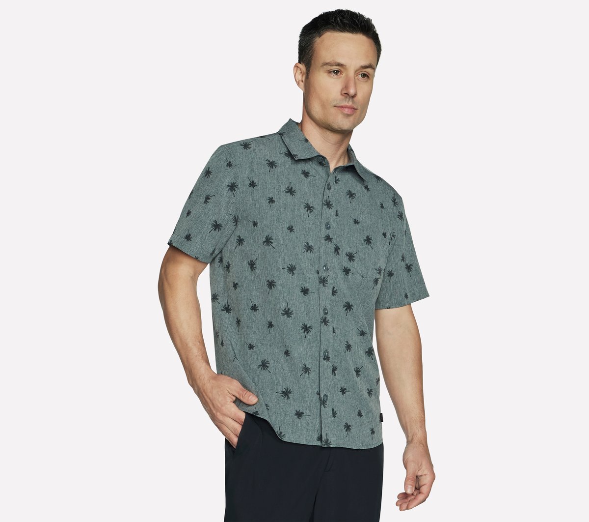 Skechers The GO WALK Air Printed Short Sleeve Shirt - Men