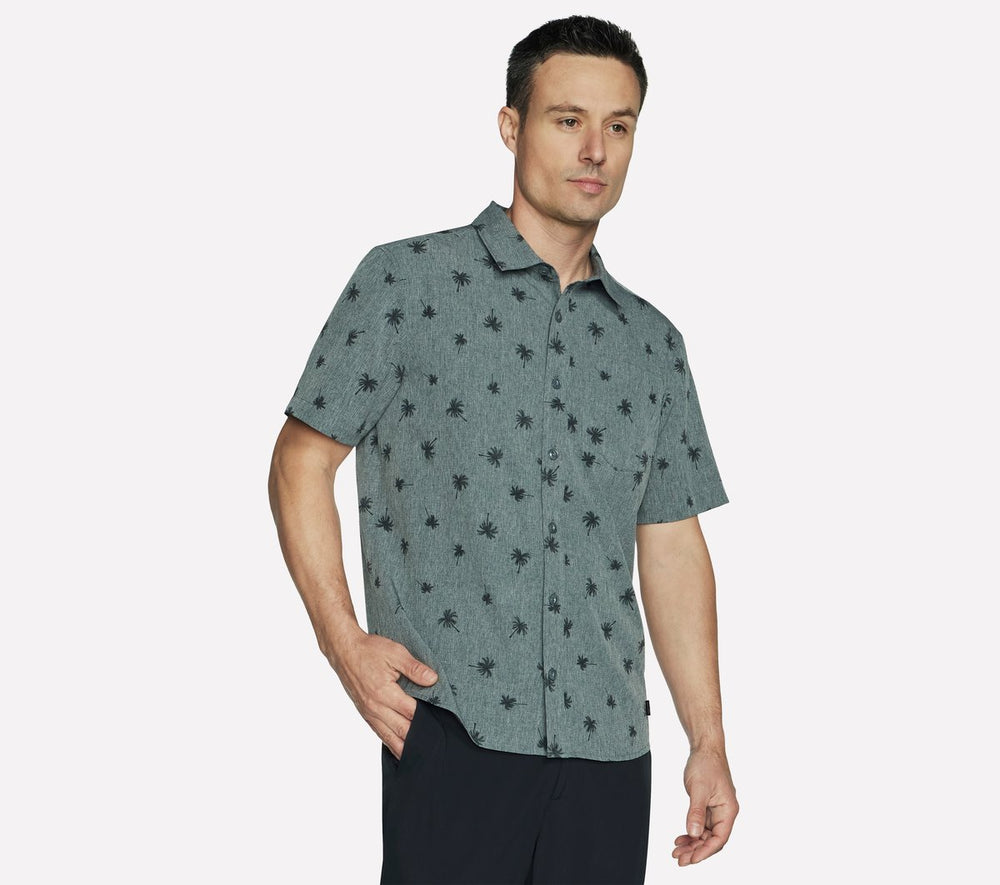 Skechers The GO WALK Air Printed Short Sleeve Shirt - Men