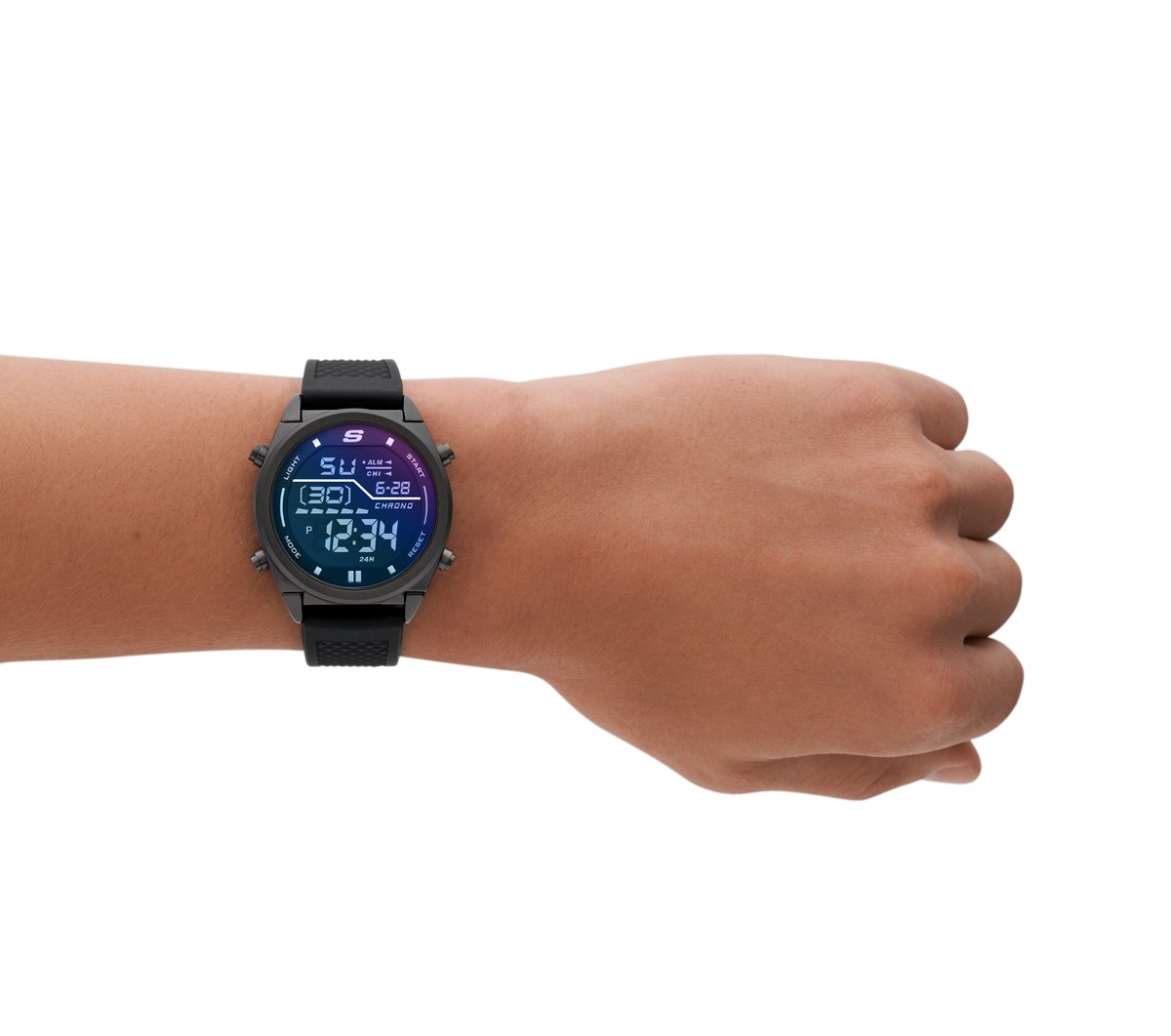 Skechers Accessories Blue Face Digital Watch - Men|Clothing