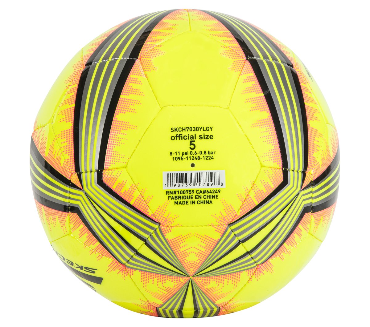 Skechers Hex Multi Mini Stripe Size 5 Soccer Ball - Clothing