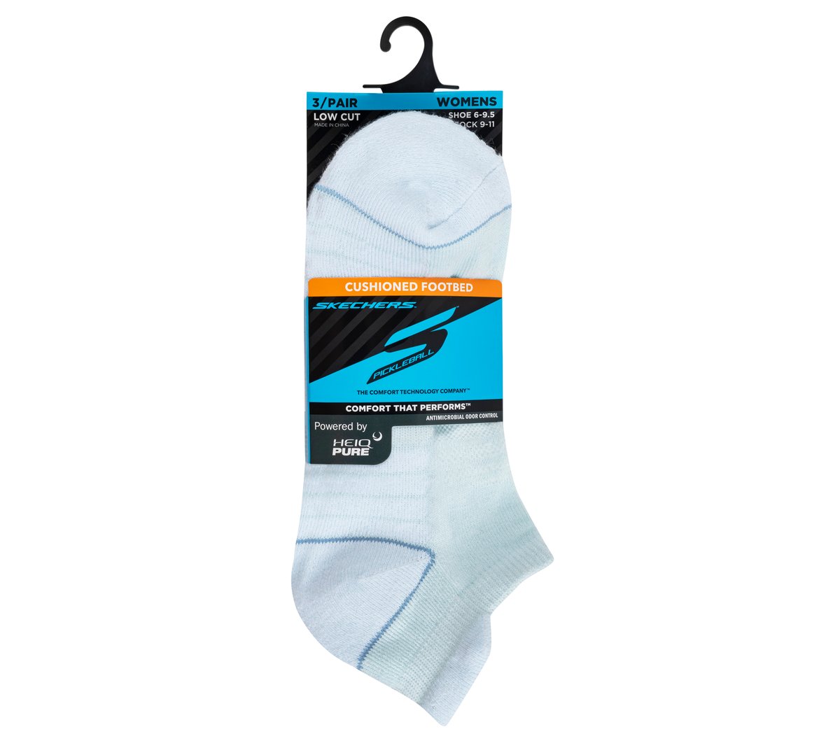 Skechers 3 Pack Women's Performance Pickleball Socks - Clothing