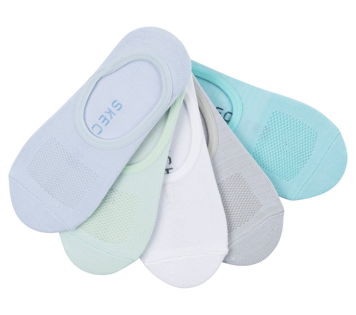 Skechers 5 Pack Women's Liner Socks - Clothing