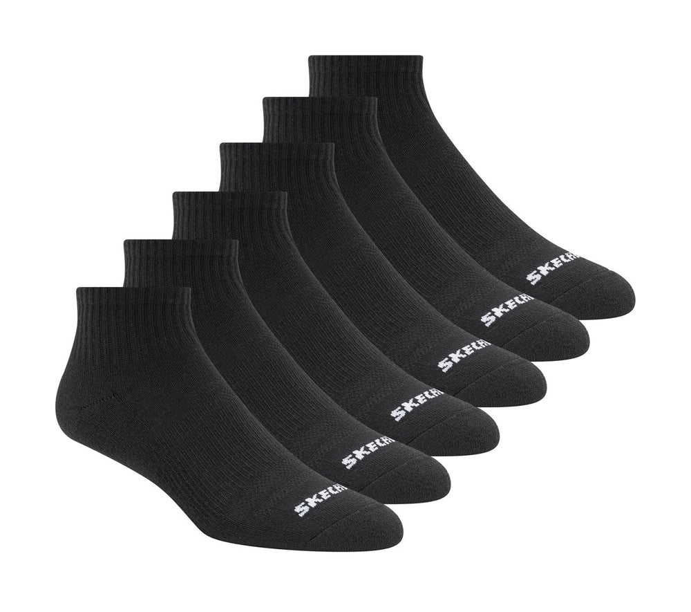 Skechers 6 Pack Core Quarter Medium Socks - Clothing