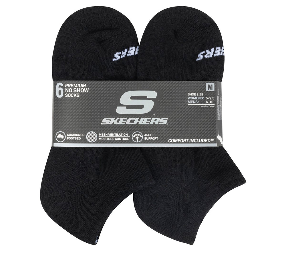 Skechers 6 Pack Core Low Cut Medium Socks - Clothing