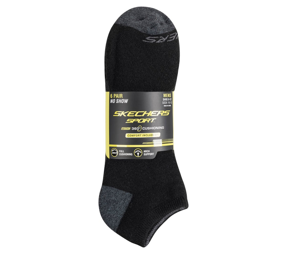 Skechers 6 Pack Walking Low Cut Socks - Clothing
