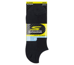 Skechers 3 Pack No Show Stretch Socks - Clothing
