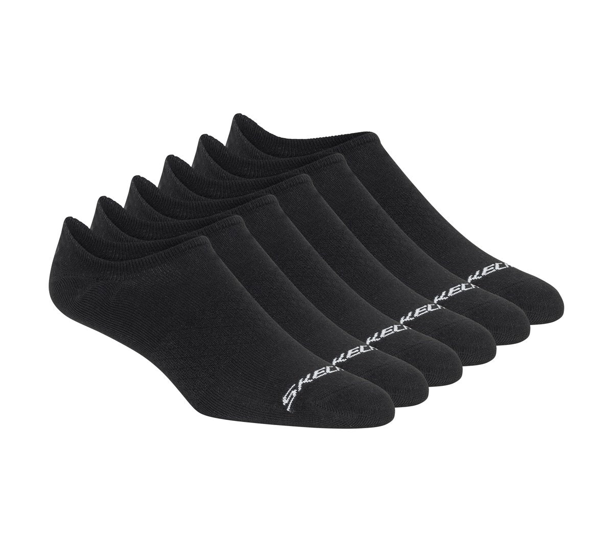 Skechers 6 Pack Men's Sneaker Liner Socks - Clothing