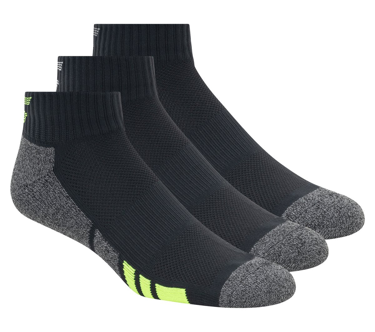 Skechers 3 Pack Men's Half Terry Quarter Crew Socks - Clothing