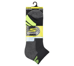 Skechers 3 Pack Men's Half Terry Quarter Crew Socks - Clothing
