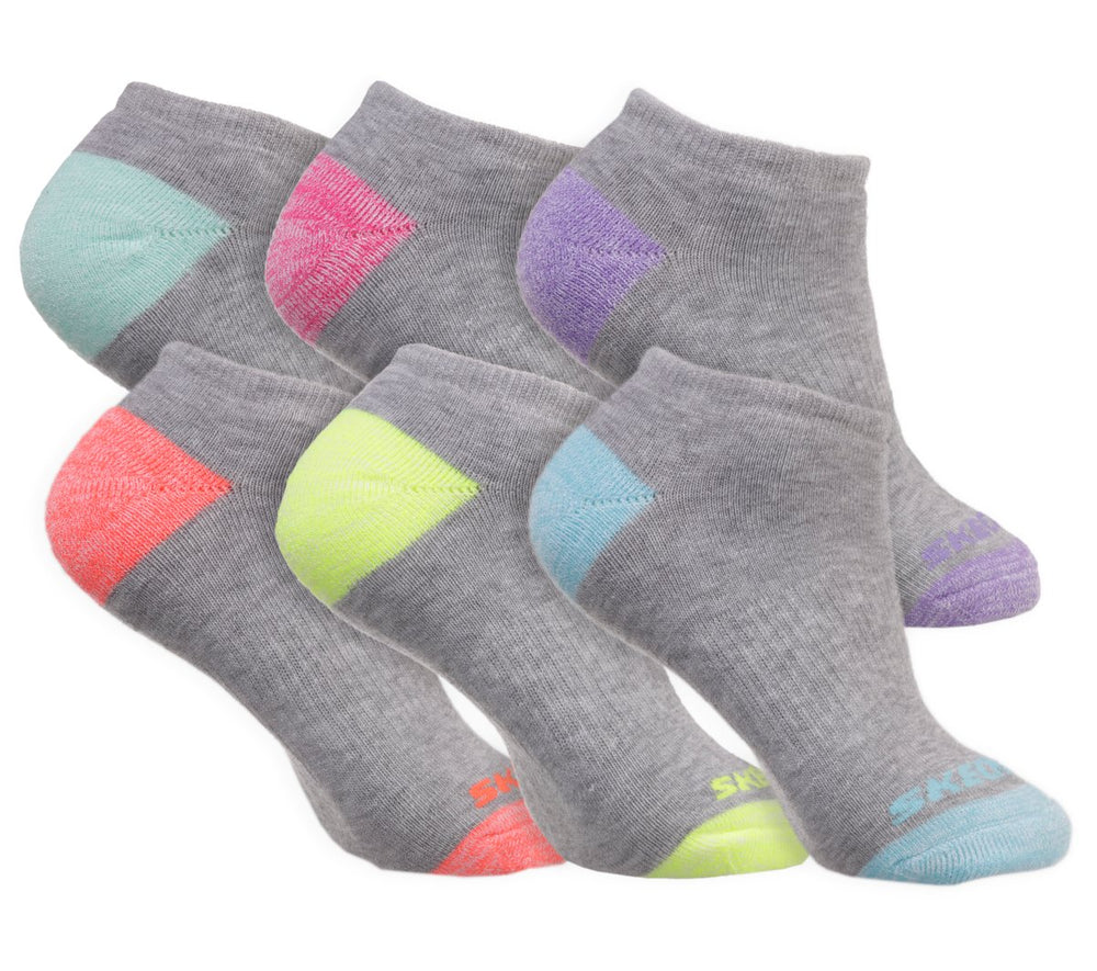 Skechers 6 Pack Low Cut Walking Socks - Clothing