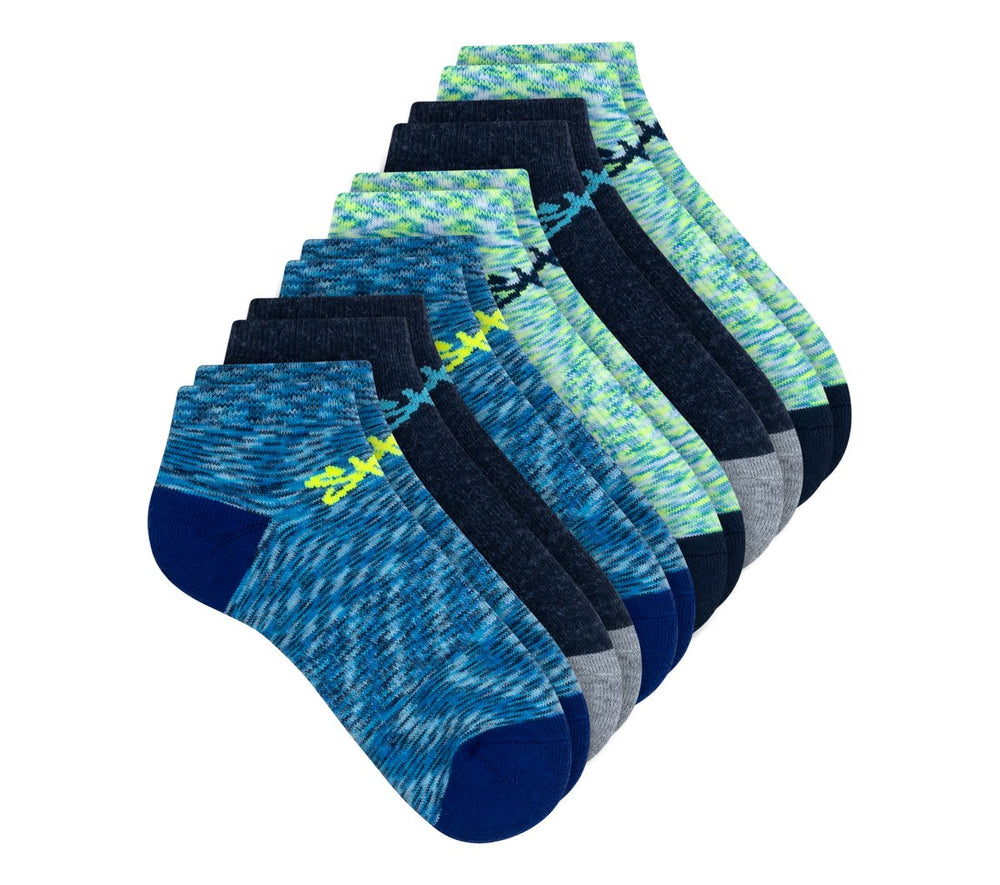 Skechers 6 Pack Space Dye Low Cut Socks - Clothing
