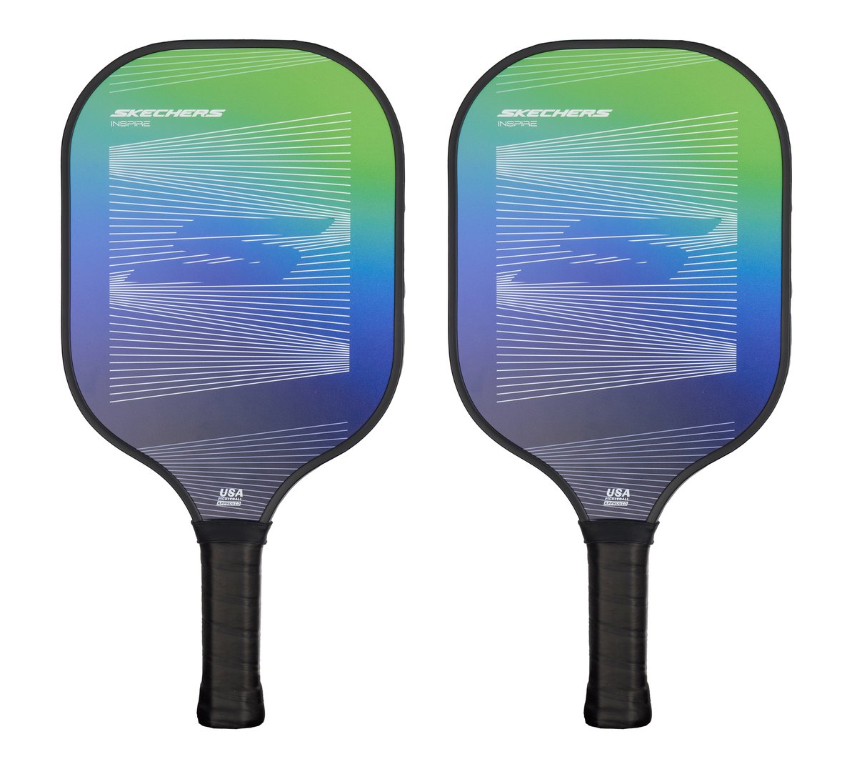 Skechers Pickleball Inspire 12mm Paddle - Blue Green - Clothing