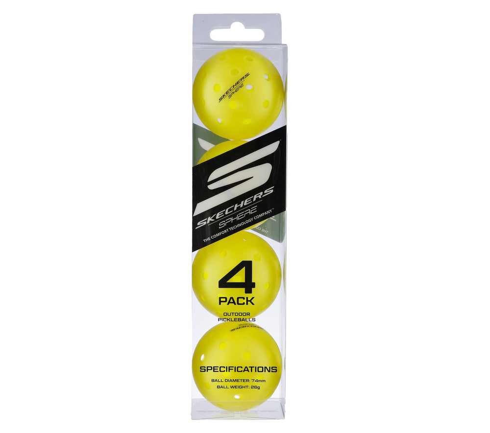 Skechers 4 Pack Pickleball Sphere Balls - Clothing