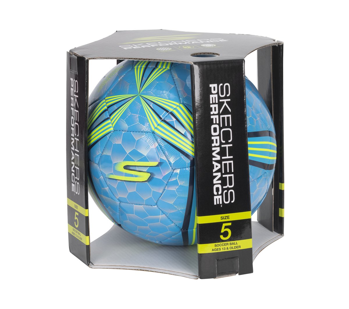 Skechers Hex Multi Mini Stripe Size 5 Soccer Ball - Clothing