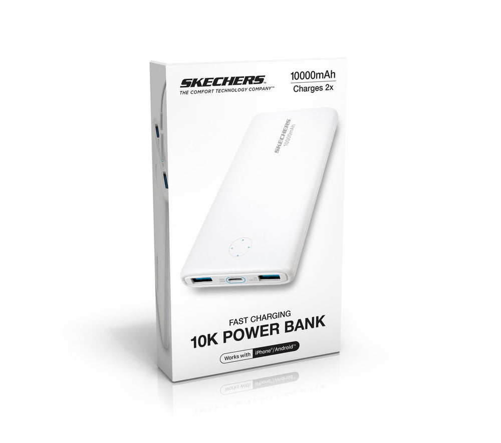 Skechers 10k 20W USB-C Portable Power Bank Charger - Clothing