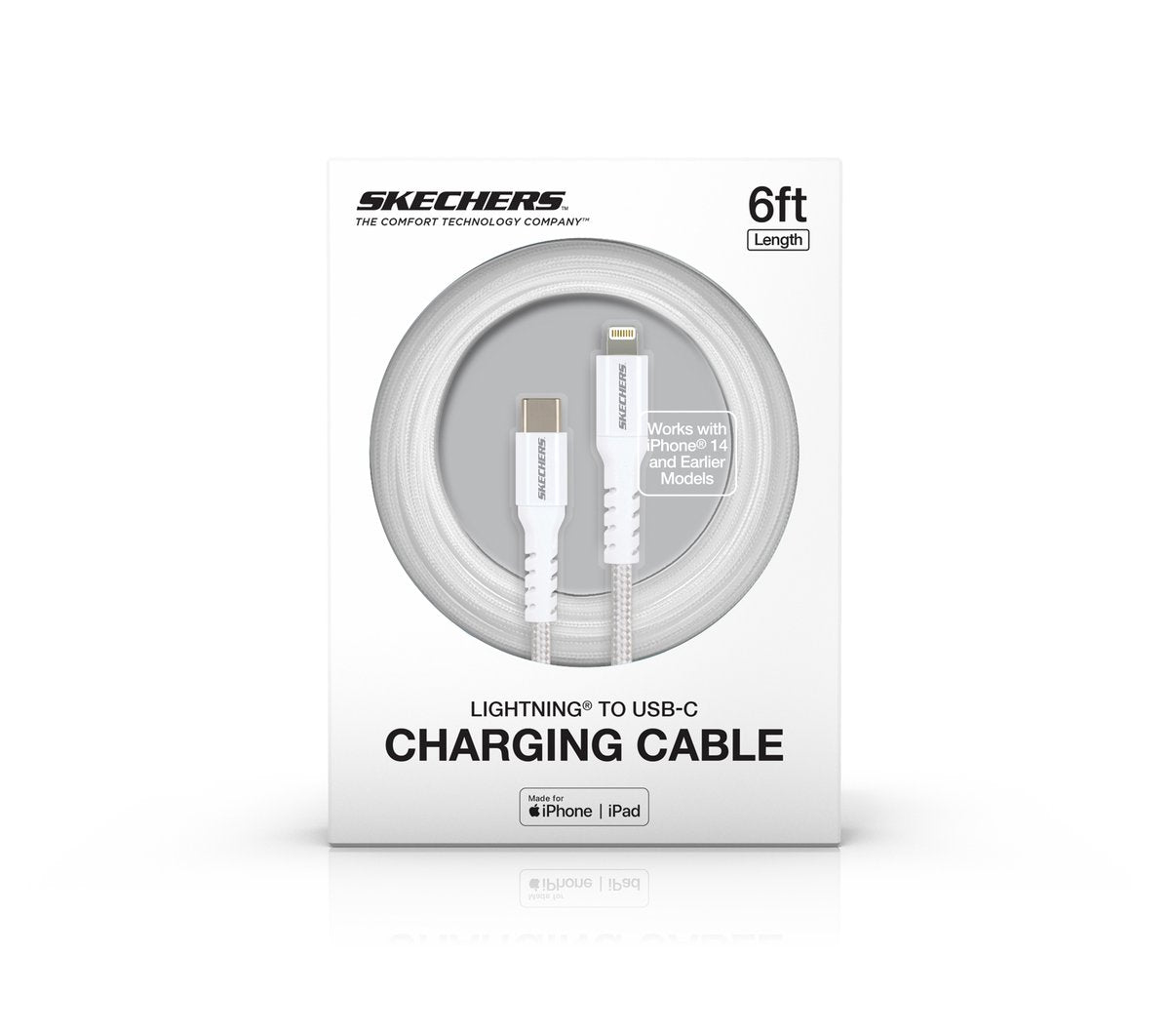Skechers Lightning to USB-C Charging Cable - Clothing