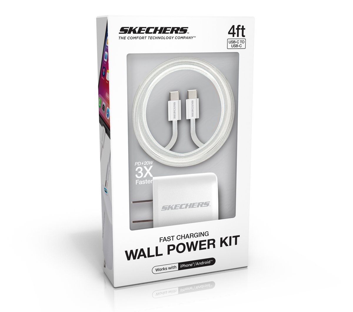 Skechers 20W USB-C Wall Charging Kit - Clothing